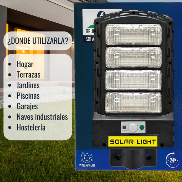 Lámpara de Vigilancia Solar Automática LED - Pague 1 y Llévese 2 - Oferta Especial, Sólo Hoy (Sólo Quedan 10 Unidades)🤩