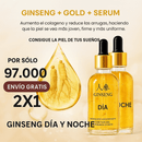 Ginseng™ | Sérum Rejuvenecedor Hidratante 100ML Día y Noche✨ 2X1 + Regalos Bioaqua🎁