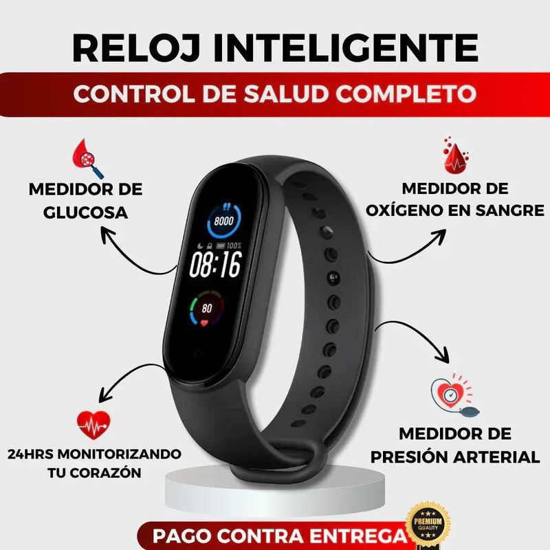 SÓLO HOY 60% DE DESCUENTO - 2025 Reloj Band Inteligente con Medición Completa de Salud + REGALOS🎁 (¡Quedan solo 15 unidades!)